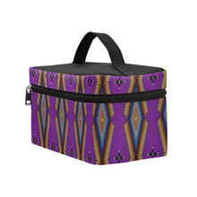 Load image into Gallery viewer, Diamond in the Bluff Purple Cosmetic Bag/Large
