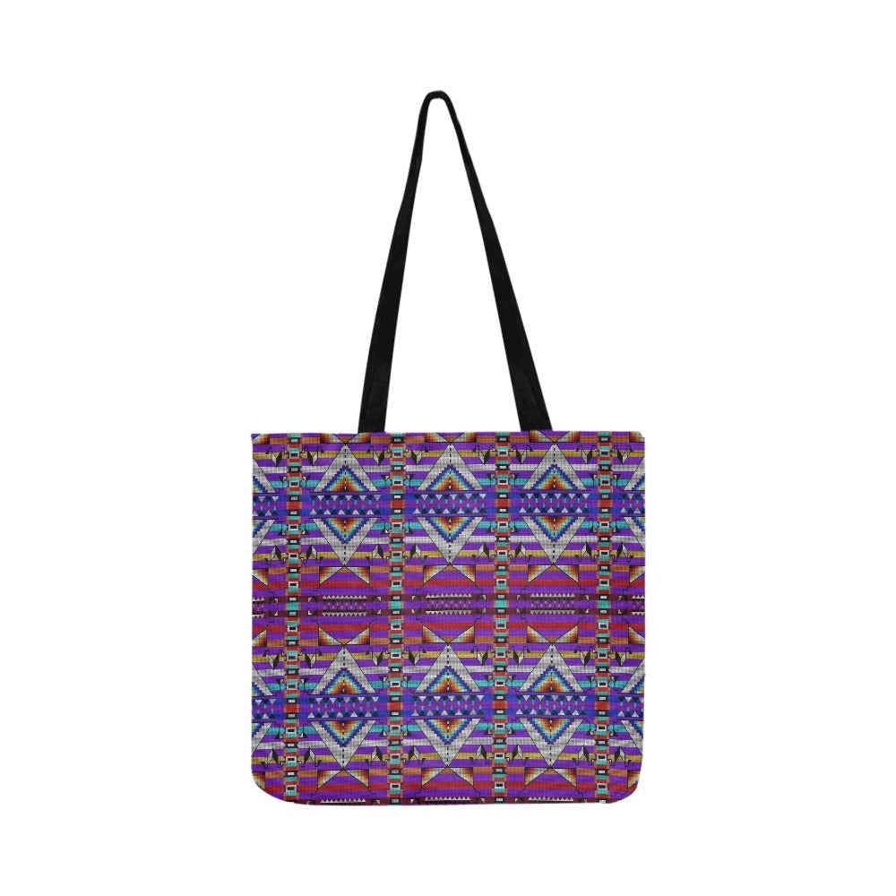 Medicine Blessing Purple Reusable Shopping Bag