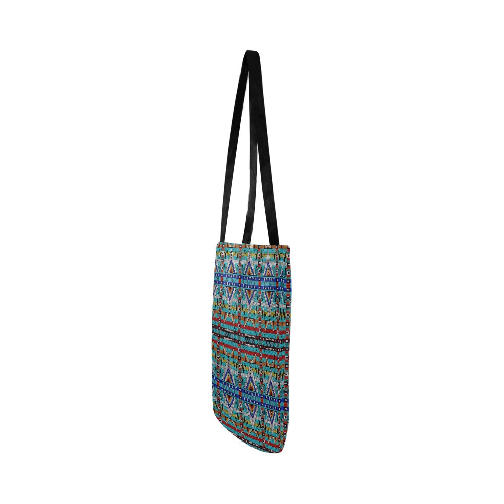 Medicine Blessing Turquoise Reusable Shopping Bag