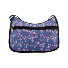 Load image into Gallery viewer, Swift Floral Peach Blue Crossbody Bags
