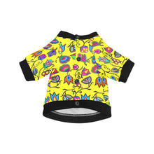 Load image into Gallery viewer, Indigenous Paisley Yellow Pet Dog Round Neck Shirt
