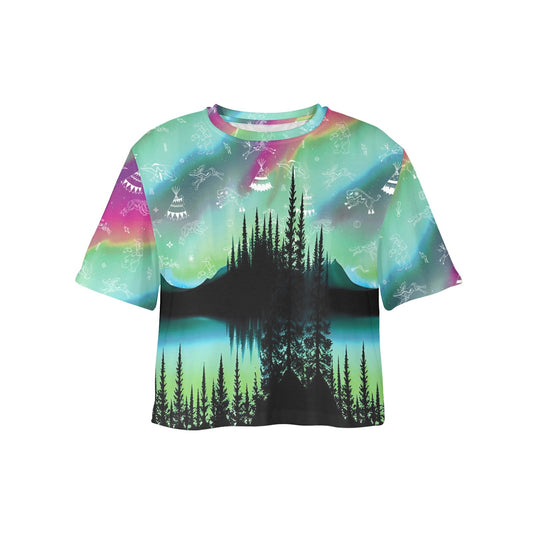Aurora Medicine Animals 2 Crop Top