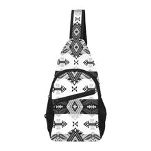 Load image into Gallery viewer, Sovereign Nation Black and White Chest Bag
