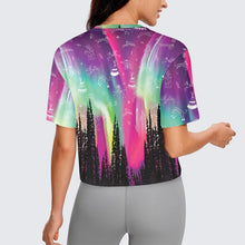 Load image into Gallery viewer, Aurora Medicine Animals 3 Crop Top
