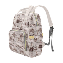 Load image into Gallery viewer, Heart of The Forest Multi-Function Diaper Backpack/Diaper Bag
