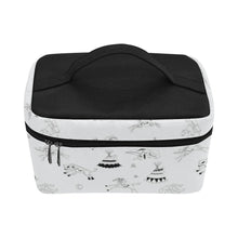 Load image into Gallery viewer, Ledger Dables White Cosmetic Bag
