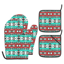 Load image into Gallery viewer, Southwest Journey Oven Mitt &amp; Pot Holder
