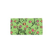 Load image into Gallery viewer, LightGreen Yellow Star Women&#39;s Trifold Wallet
