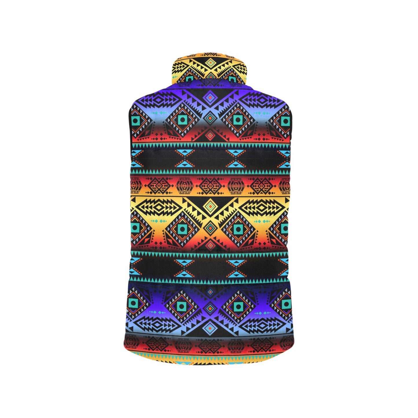 California Coast Sunset Women's Padded Vest Jacket