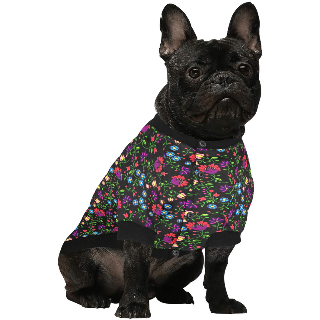 Fleur Indigine Pet Dog Round Neck Shirt