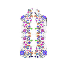 Load image into Gallery viewer, Floral Beadwork Seven Clans White Men&#39;s Padded Vest Jacket
