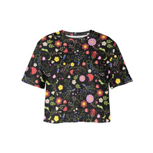 Load image into Gallery viewer, Nipin Blossom Midnight Crop Top
