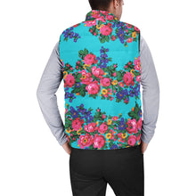 Load image into Gallery viewer, Kokum&#39;s Revenge Sky Men&#39;s Padded Vest Jacket
