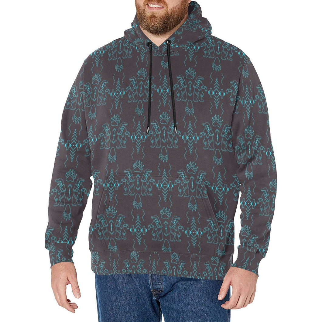 Ledger Bear Men's Long Sleeve Fleece Hoodie