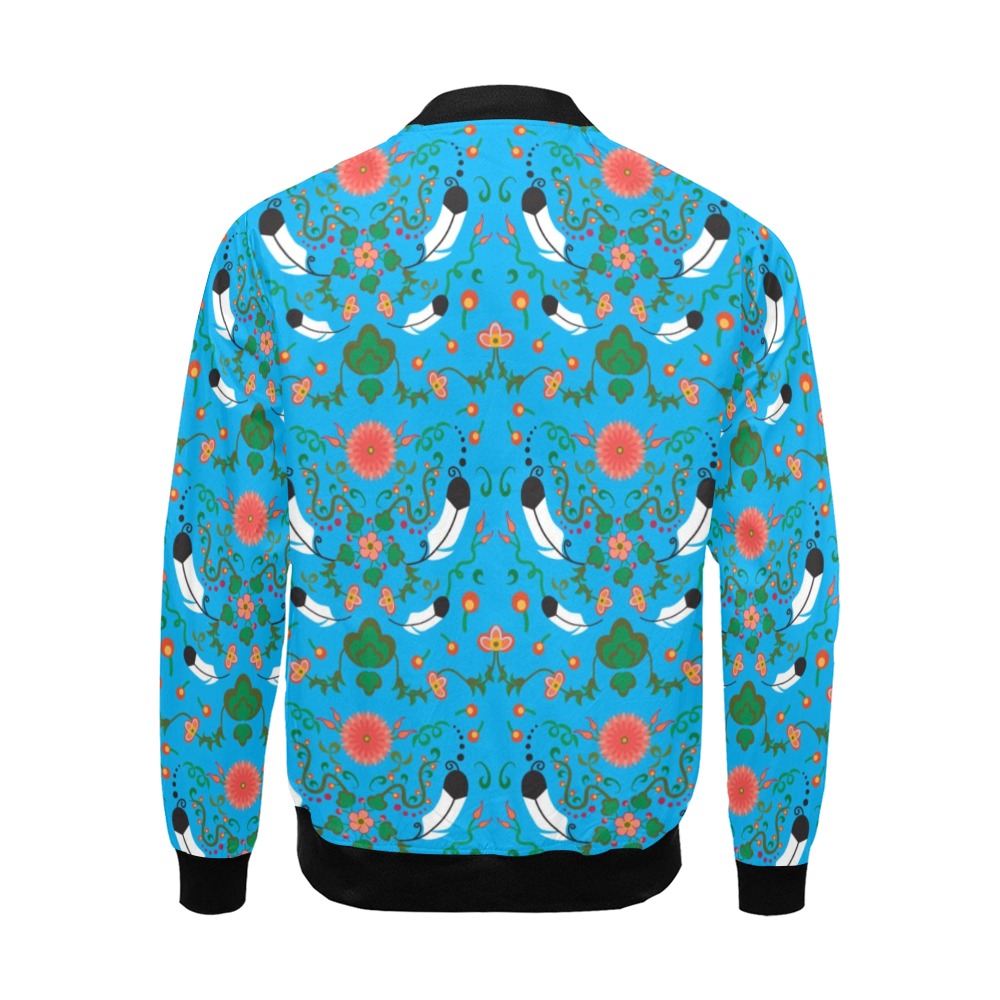 New Growth Bright Sky Bomber Jacket for Men