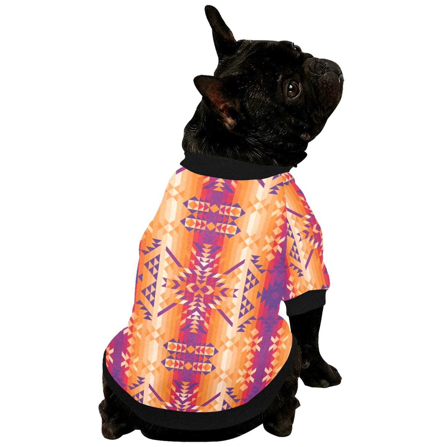 Desert Geo Pet Dog Round Neck Shirt