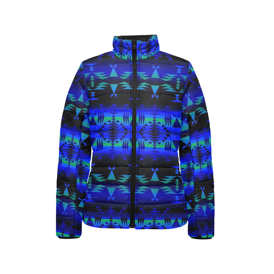 Between the Blue Ridge Mountains Stand Collar Jacket