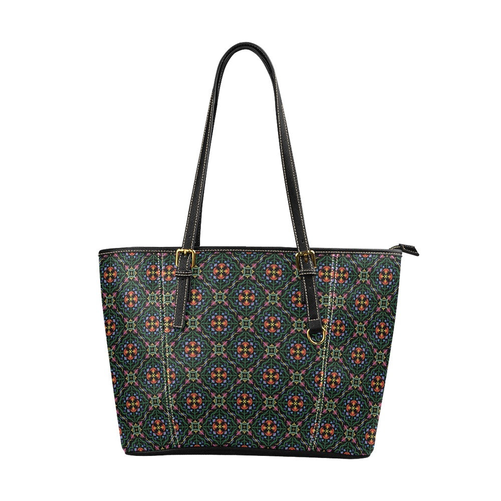 Quill Visions Leather Tote Bag