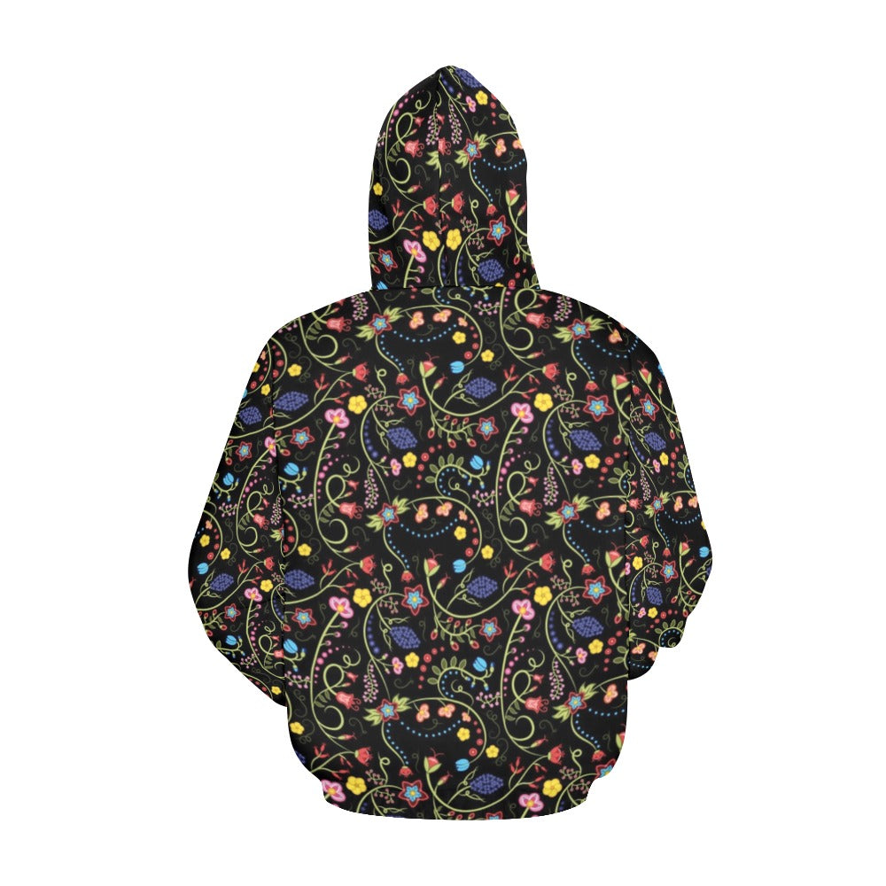 Fresh Fleur Midnight Hoodie for Women