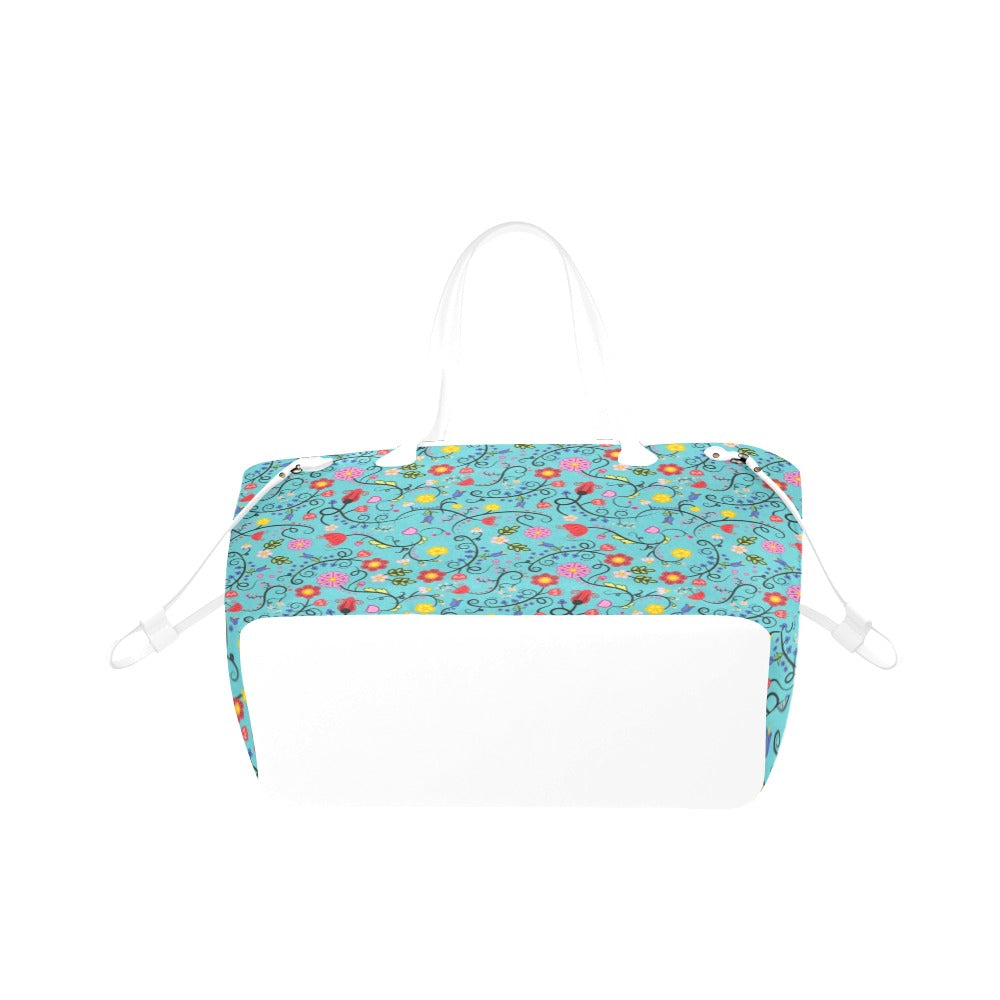 Nipin Blossom Sky Clover Canvas Tote Bag