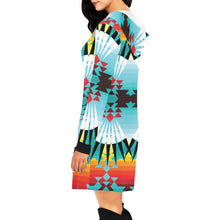 Load image into Gallery viewer, ribbonwork bustle Hoodie Dress
