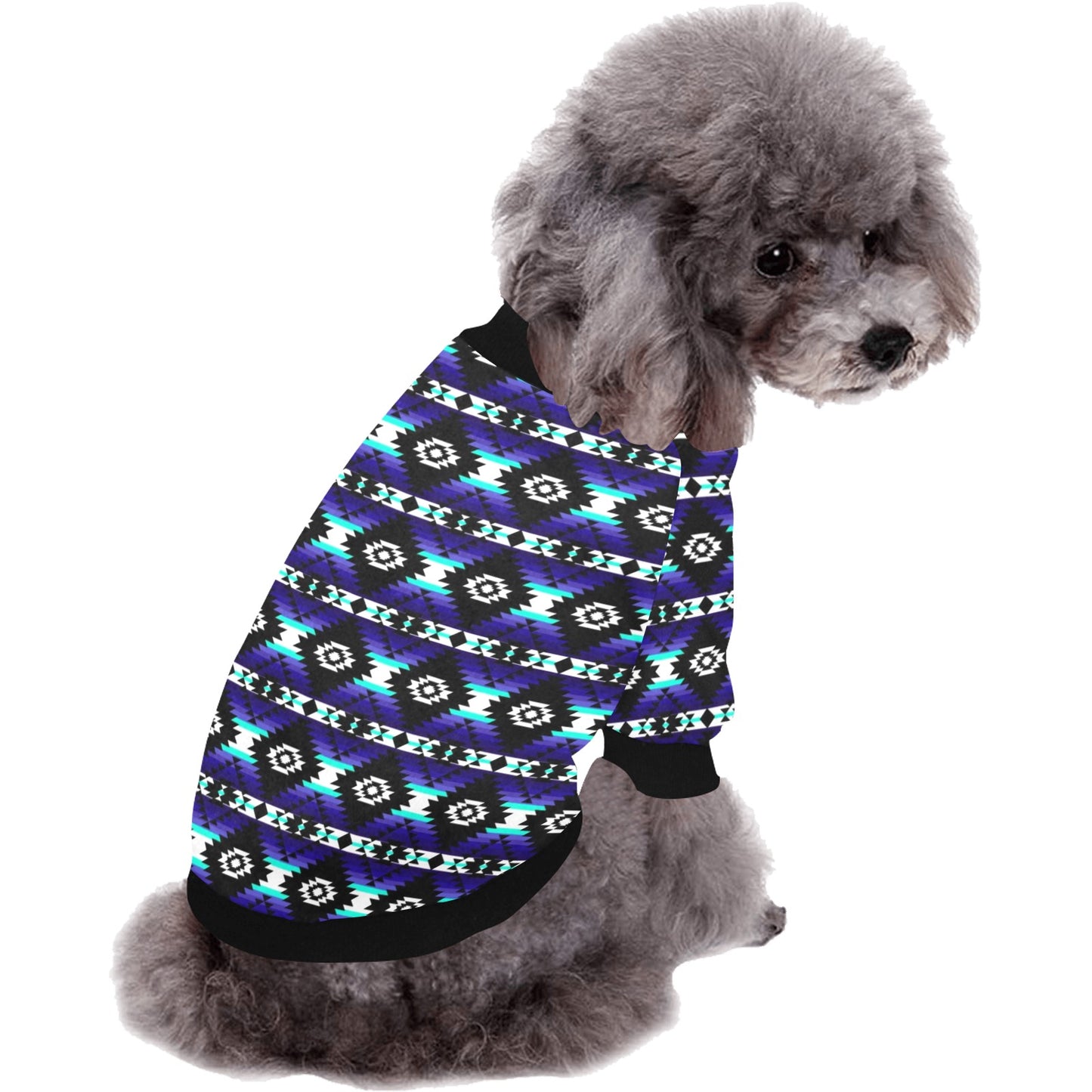 Cree Confederacy Midnight Pet Dog Round Neck Shirt