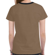 Load image into Gallery viewer, Bear Spirit Guide Dark Brown T-shirt for Women
