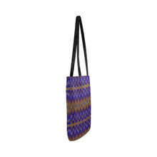 Load image into Gallery viewer, Fire Feather Blue Reusable Shopping Bag
