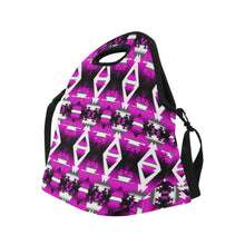 Load image into Gallery viewer, Sunset Winter Camp Large Insulated Neoprene Lunch Bag
