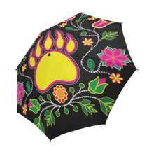 Load image into Gallery viewer, Floral Bearpaw Sunset and Yellow Semi-Automatic Foldable Umbrella

