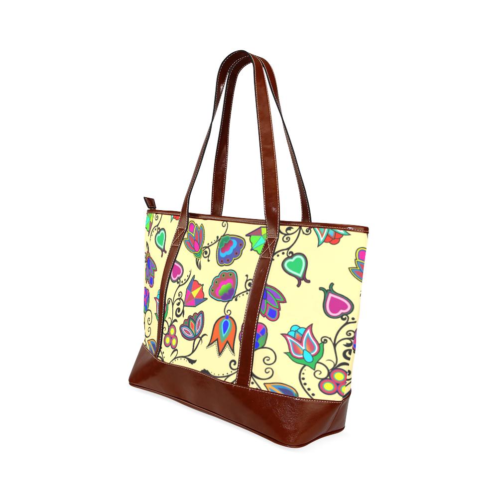 Indigenous Paisley - Vanilla Tote Handbag