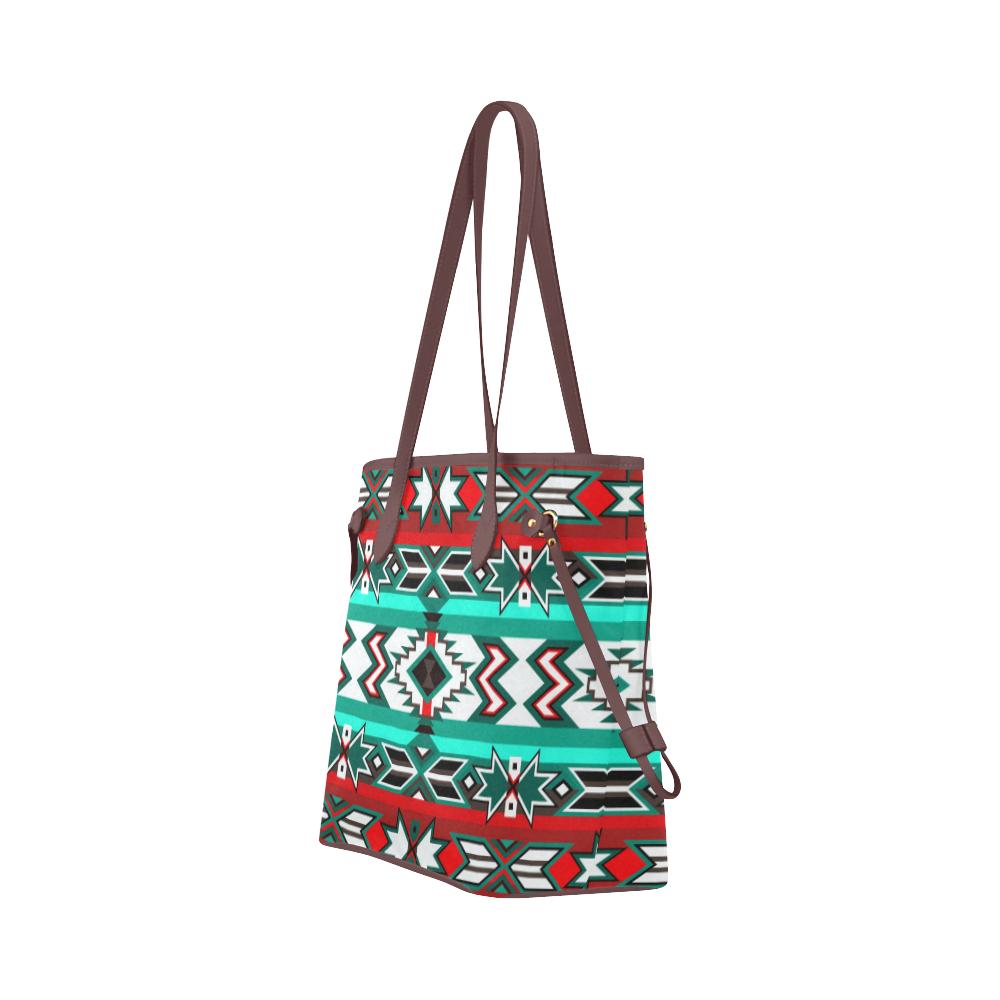 Southwest Journey Clover Canvas Tote Bag