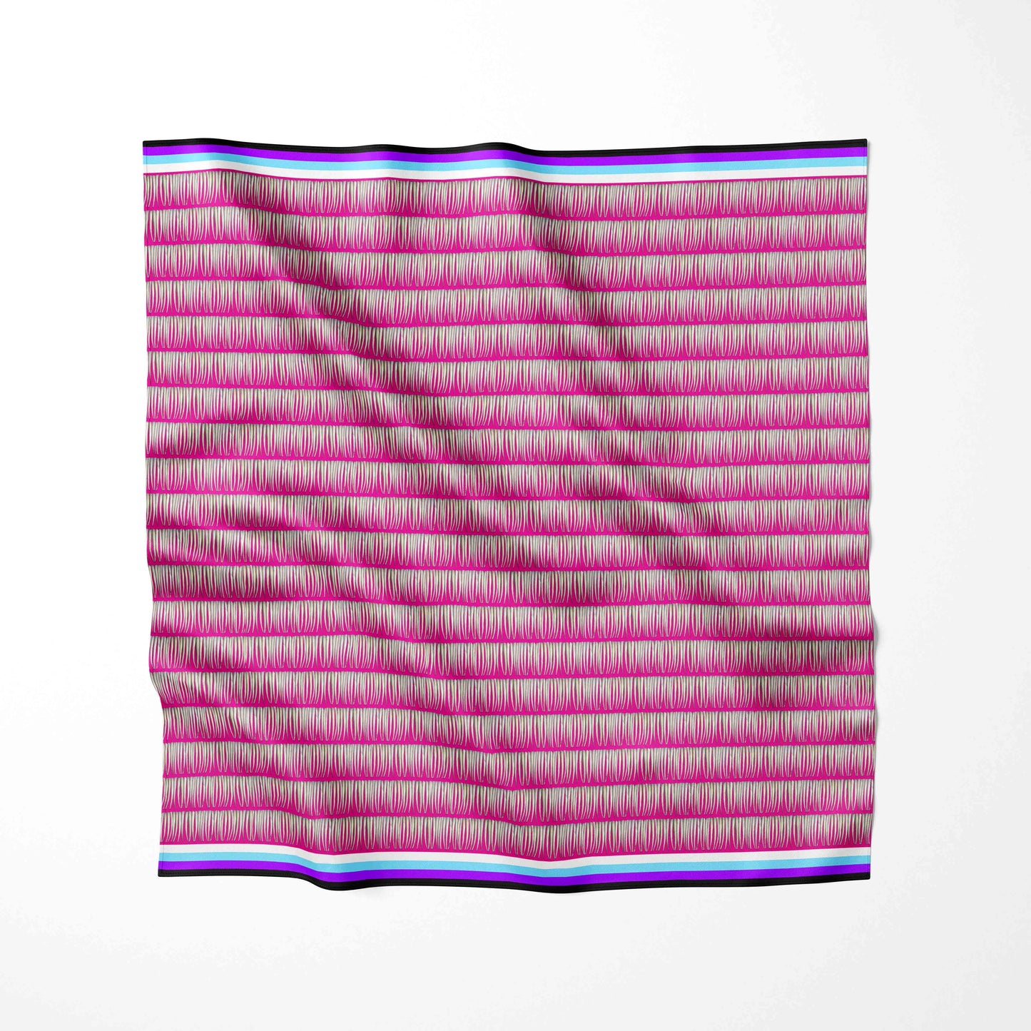 Dentalium on Pink Fabric