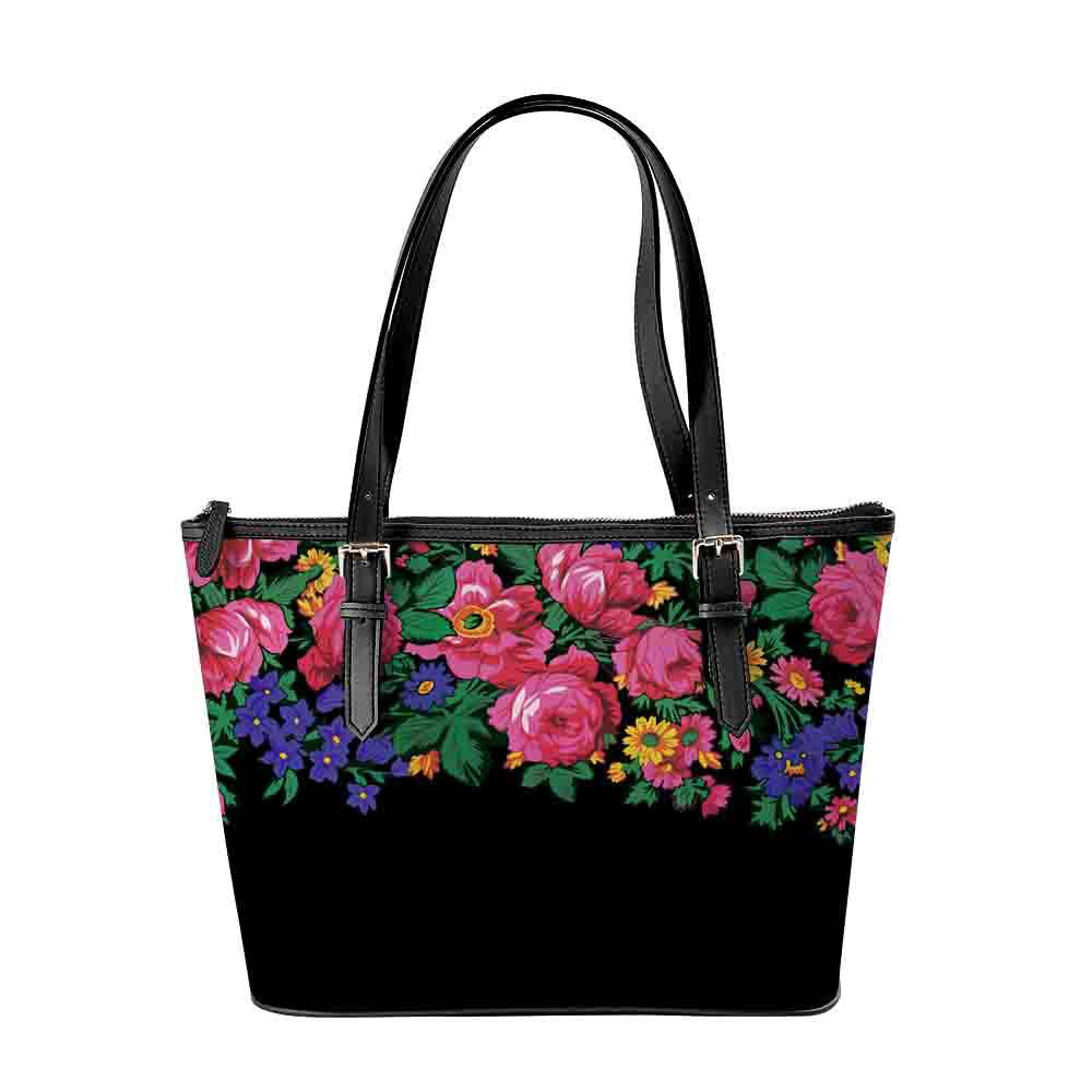 Kokum's Revenge Black Large Tote Shoulder Bag