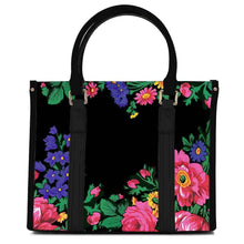 Load image into Gallery viewer, Kokum&#39;s Revenge Black Convertible Hand or Shoulder Bag
