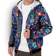 Load image into Gallery viewer, Bee Spring Twilight Sherpa Hoodie
