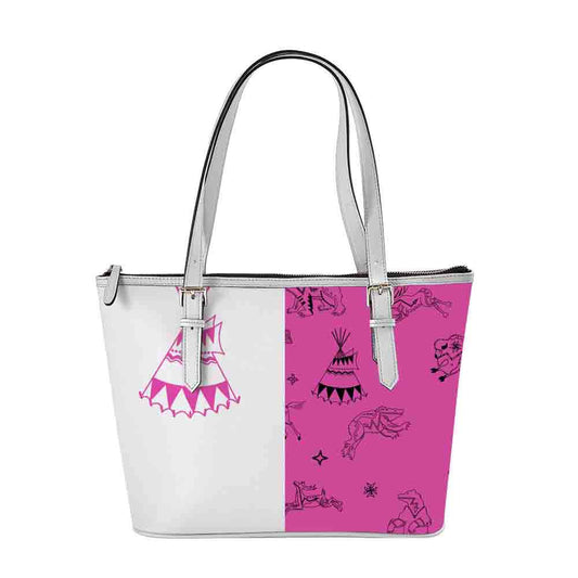 Ledger Dabbles Magenta Large Tote Shoulder Bag