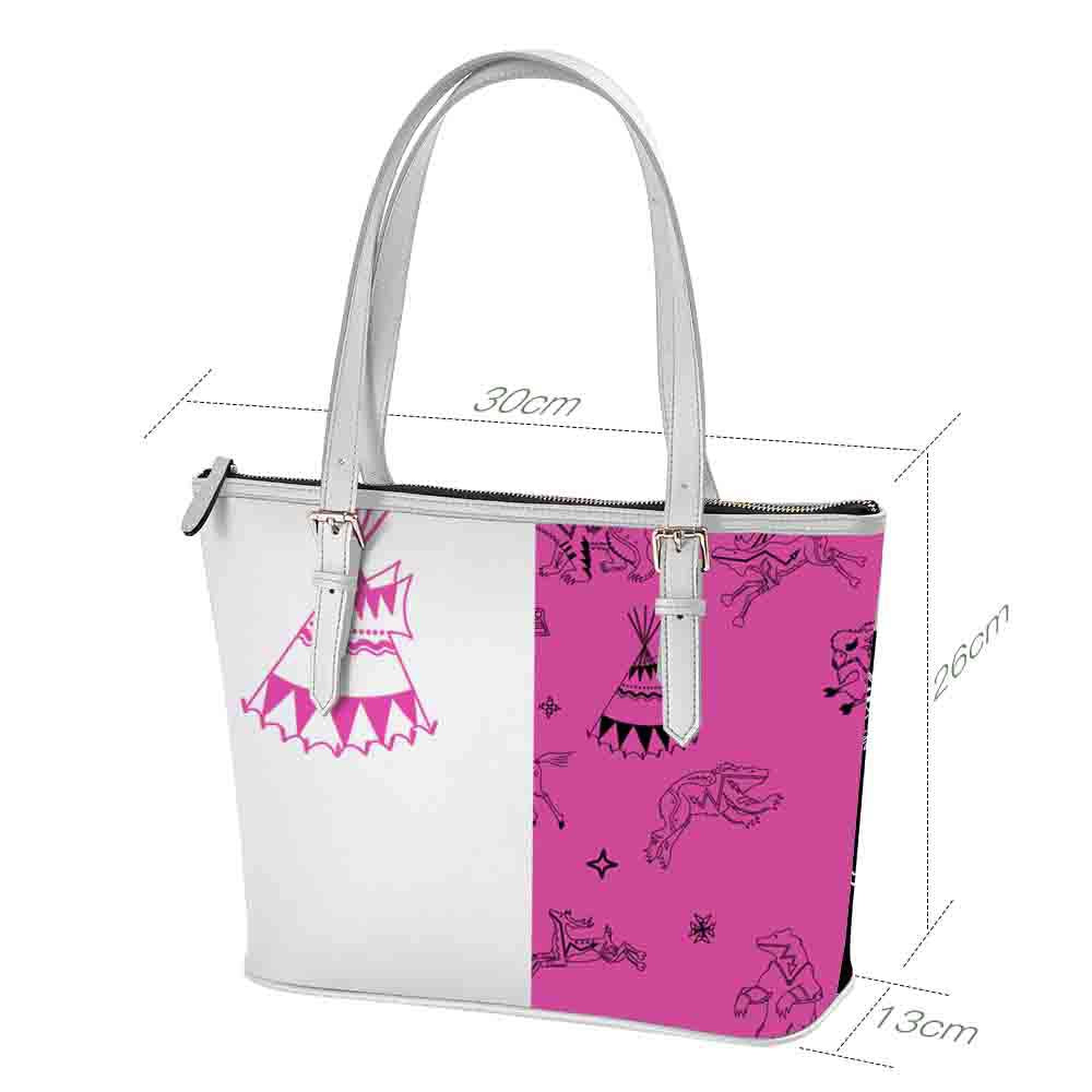 Ledger Dabbles Magenta Large Tote Shoulder Bag