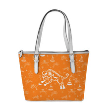 Load image into Gallery viewer, Ledger Dabbles Orange Large Tote Shoulder Bag
