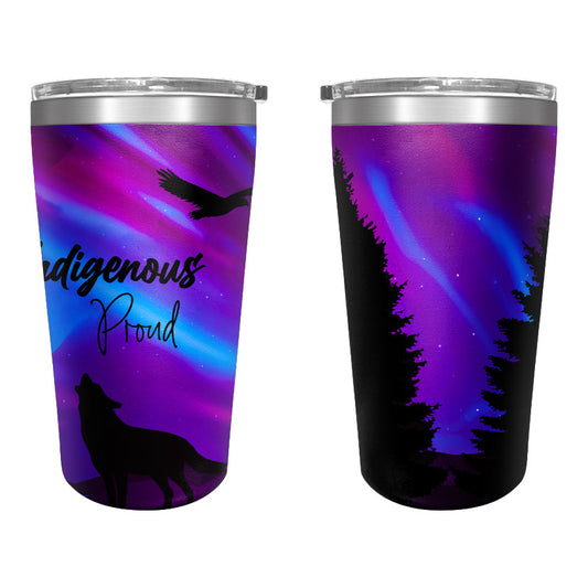 Indigenous Proud Purple 15OZ Tumbler