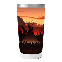 Load image into Gallery viewer, Sunset Tipis 1 15OZ Tumbler
