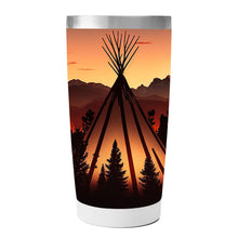 Load image into Gallery viewer, Sunset Tipis 1 15OZ Tumbler
