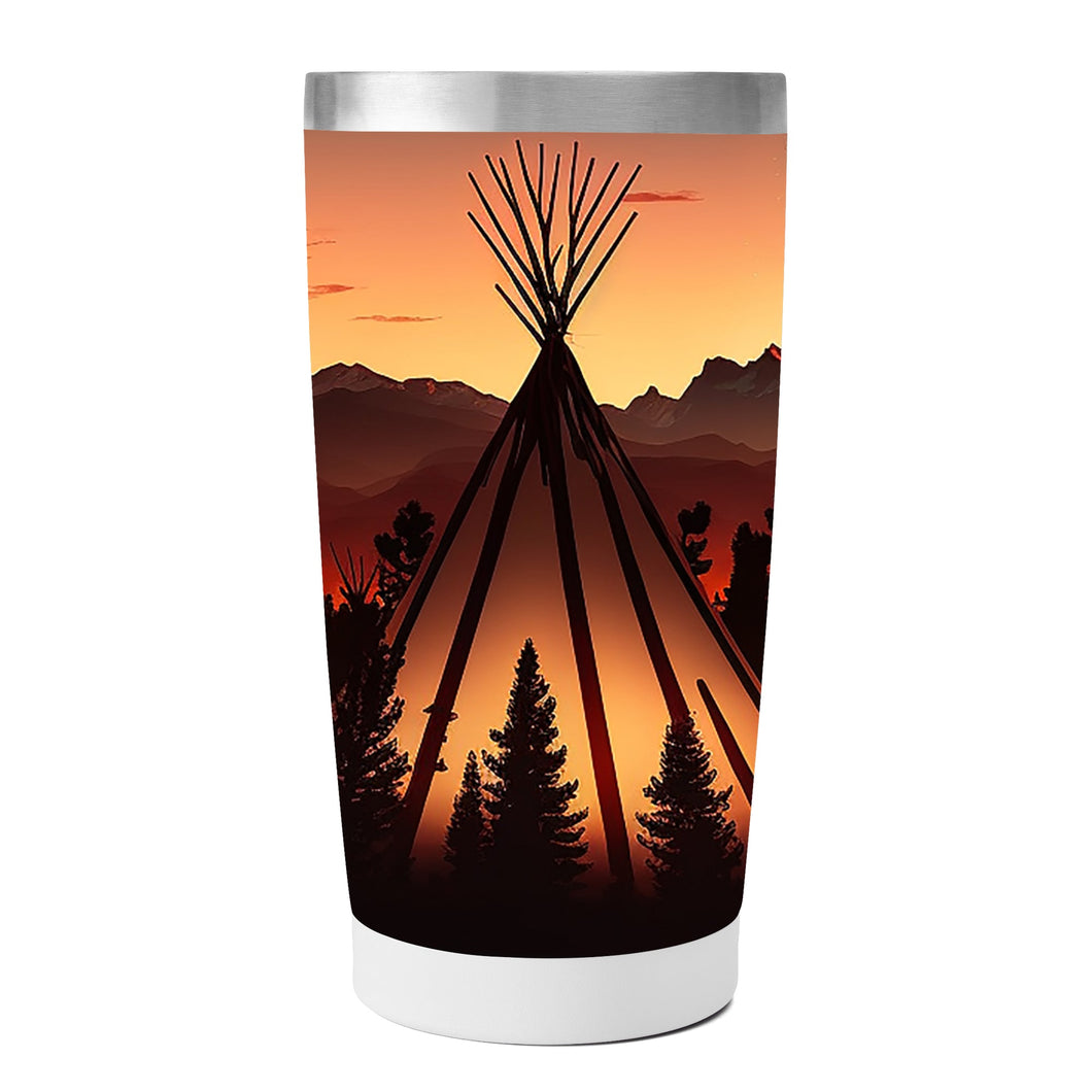 Sunset Tipis 1 15OZ Tumbler