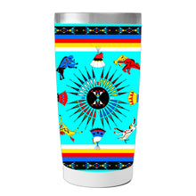 Load image into Gallery viewer, Medicine wheel Animals 15OZ Tumbler
