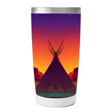 Load image into Gallery viewer, Teepees Northern Lights 15OZ Tumbler
