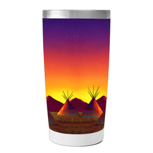 Load image into Gallery viewer, Teepees Northern Lights 15OZ Tumbler
