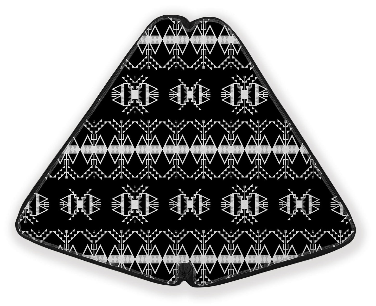 Sacred Trust Black and White 27 Inch Fan Case