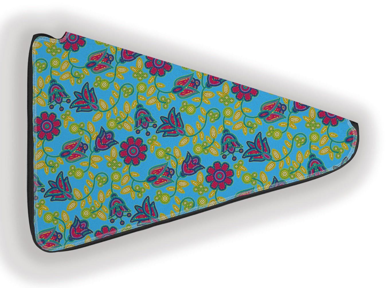 Beaded Nouveau Lime Fan Case