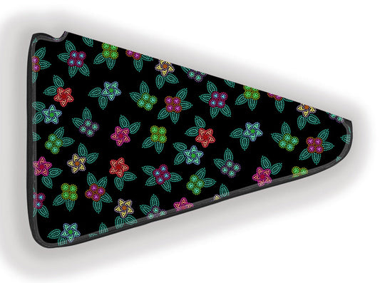 Berry Flowers Black 27 Inch Fan Case