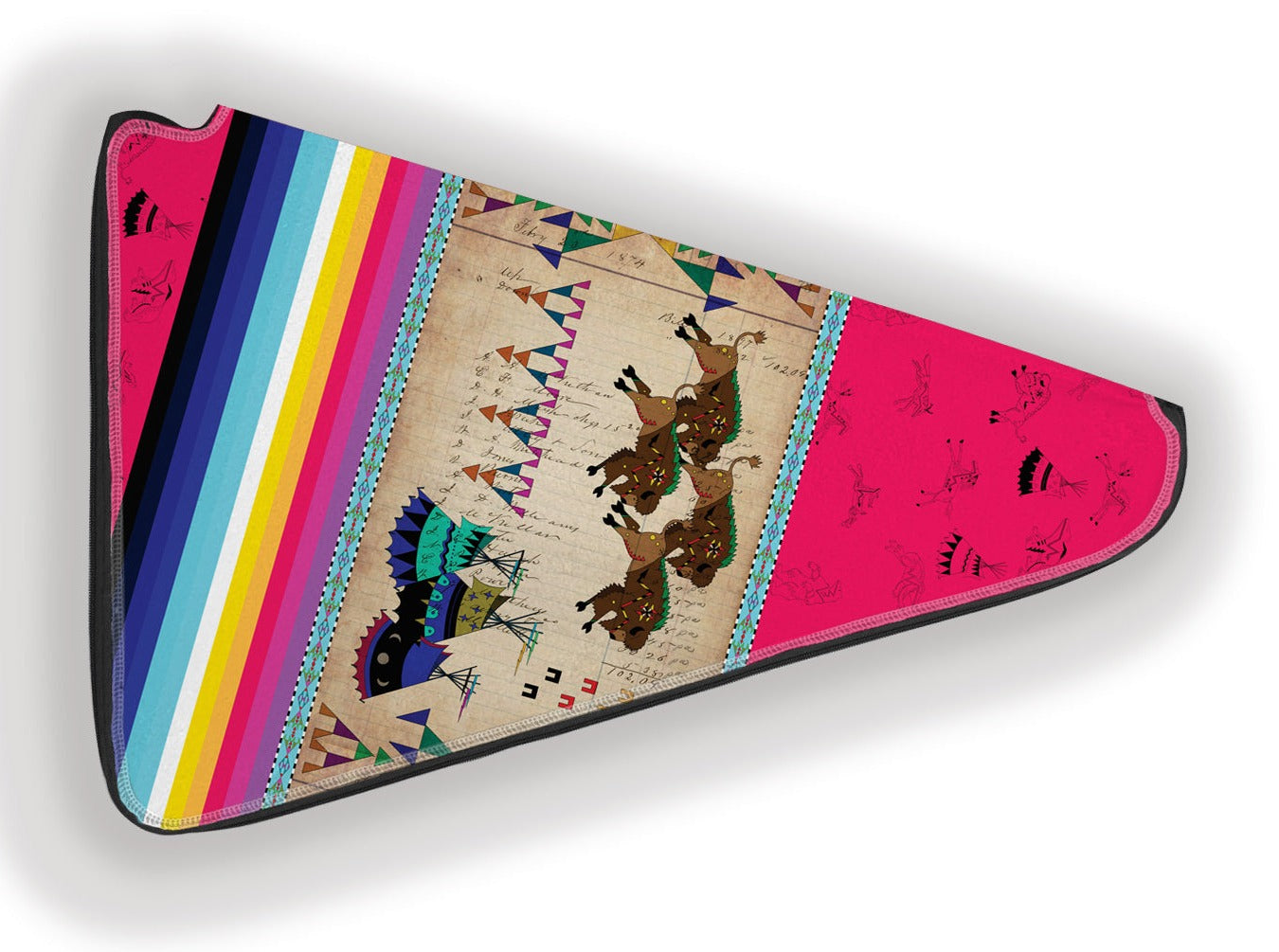 Buffalos Running Berry Fan Case